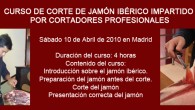   ¿Quiere aprender a cortar un jamón ibérico cómo un auténtico profesional? Apúntese a uno de nuestros cursos de corte de jamón impartidos por cortadores de jamón profesionales y aprenderá...